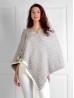 Diamond Pattern Button Shawl